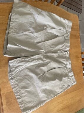 Men's Flat Front Khaki Shorts - Classic Casual